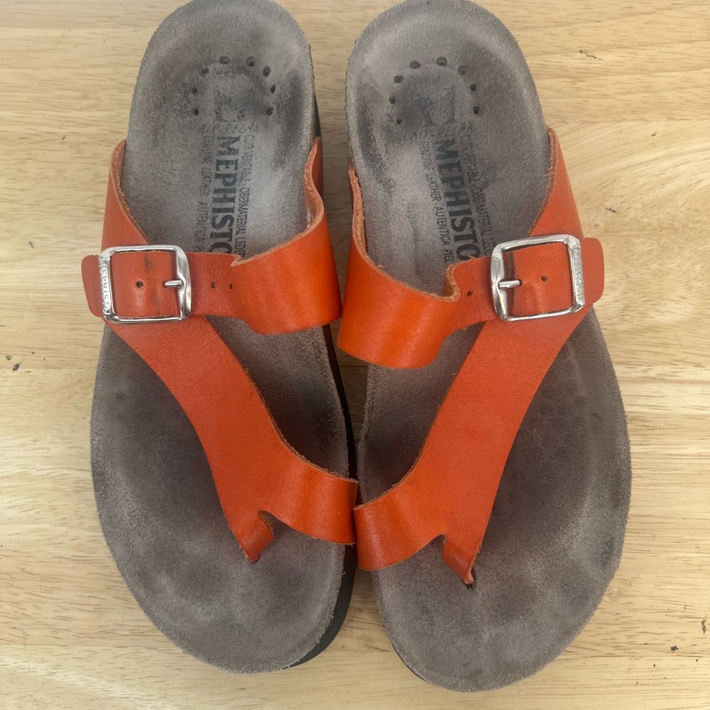 Mephisto Orange Sandalsi